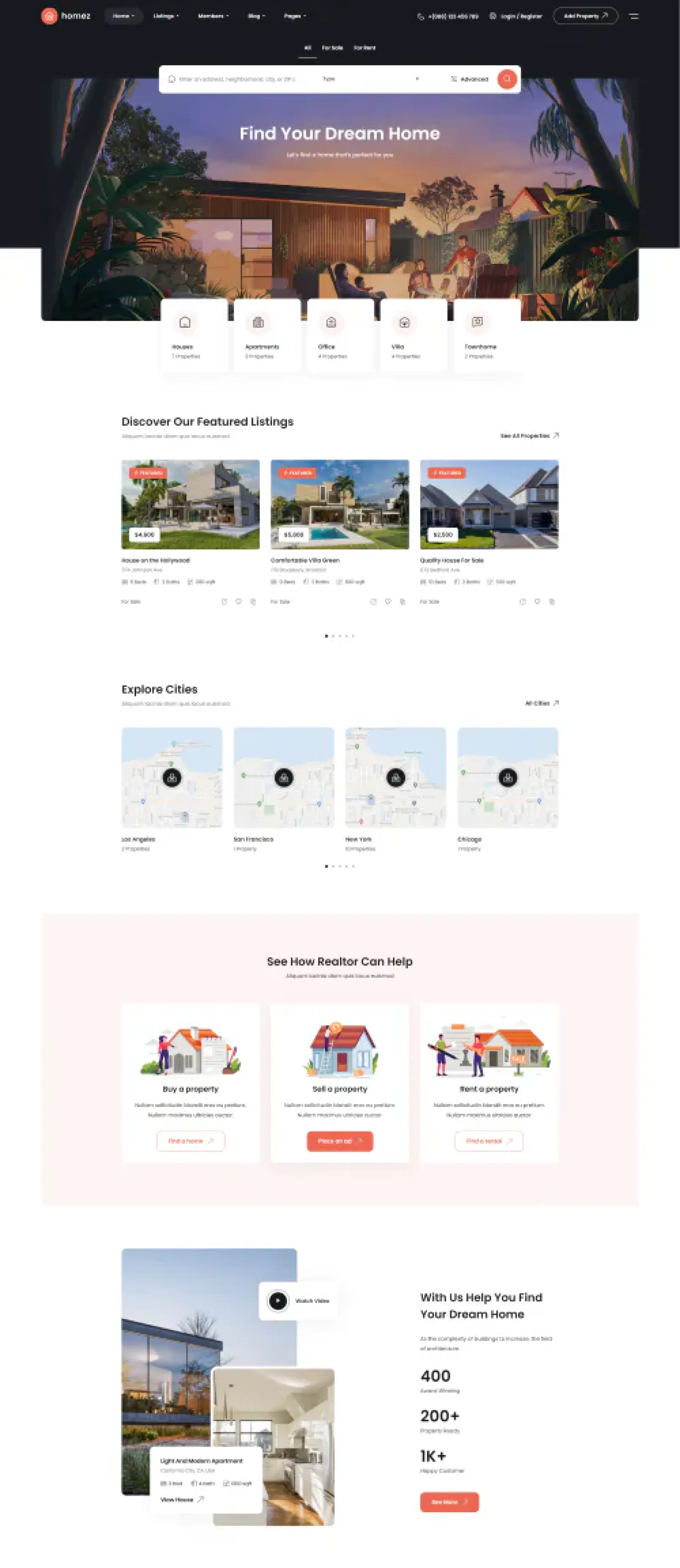 Plateforme pour Annonces Immobilières et Services de Propriété