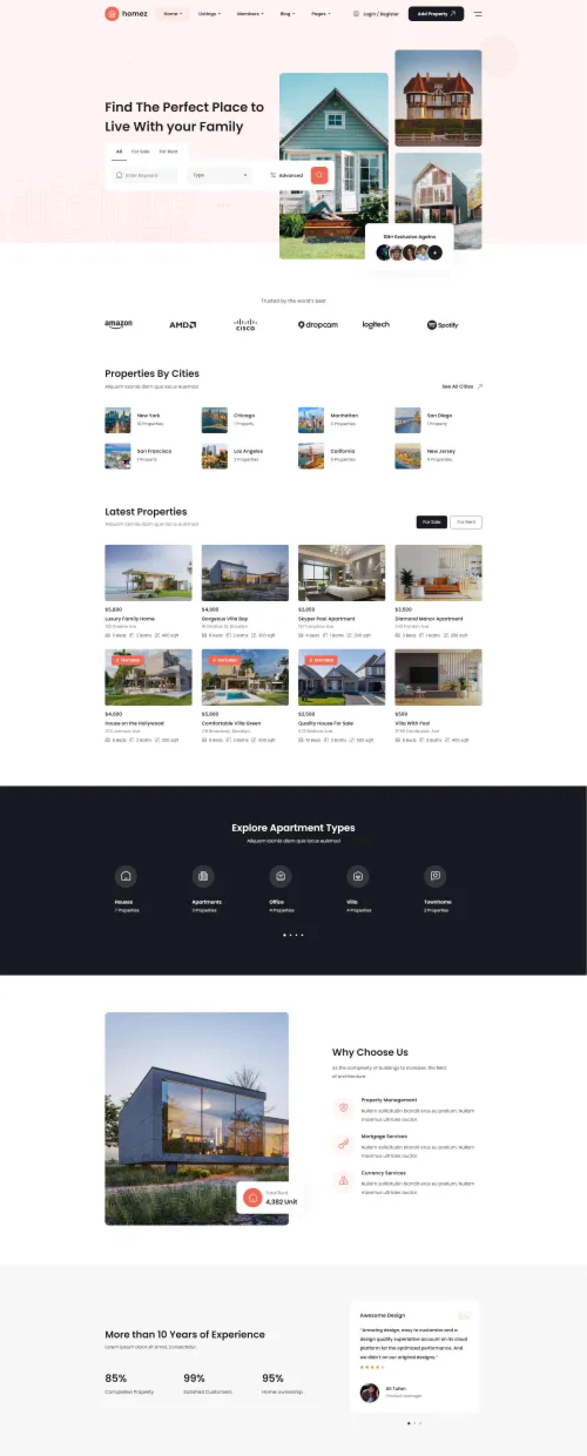 Plateforme Interactive pour la Recherche de Propriétés Immobilières