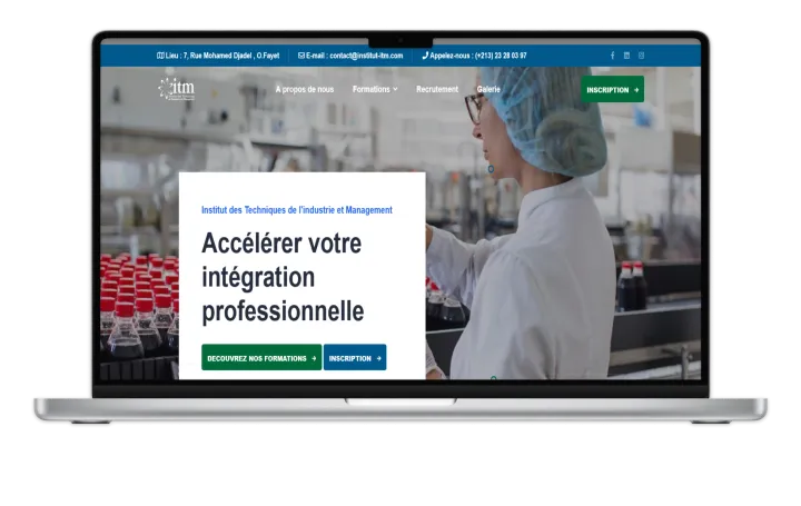 Plateforme e-learning INSTITUT ITM