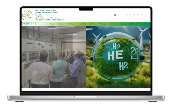 Site web officiel du CEREFE – Énergies renouvelables et efficacité