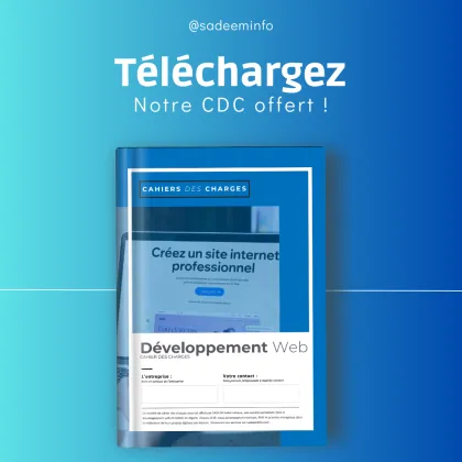 Télécharger un cahier des charges pour développement web - FR