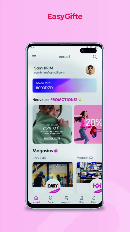 Plateforme EasyGifte 01